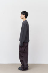 Peach Velvet Cargo Pants