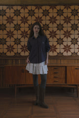 Bein check shirt_navy