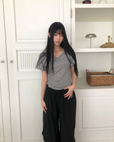 モエント3ネック半袖Tシャツ