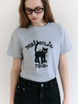 メゾンローラキャットフレンズTシャツ グレー