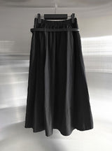 Cloud Nylon Belted Skirt