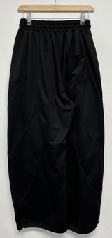 KOREAN/HIGH QUALITY 🤍🩶 AURA RIVET SEMI BALLOON WIDE LONG PANTS 🩶🤎🖤🤍 - 4 COLORS