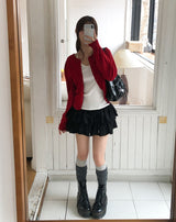 Eki Tiered Cut Mini Skirt