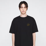 [UNISEX] Small Line Drawing Smile Short Sleeve T-Shirt