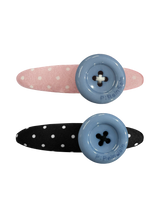 ドットボタンヘアピン [2pcs set]