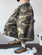 CARPENTER💚MILITARY CAMOUFLAGE BERMUDA 🩶🤍💚🤎3COLOR