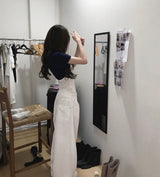 [ blue daily ] kiko deep slim layer top