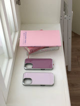 o.color mauve pink case (silver epoxy)