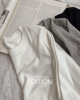【MADE】Round Neck Fleece T-Shirt