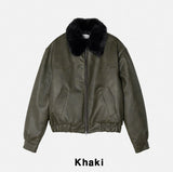 Kati Real Raccoon Fur Leather Jacket