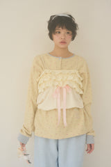 CHERISH LACE BUSTIER (PINK,CREAM)