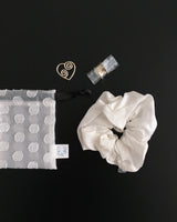 Swan Dot Drawstring Pouch