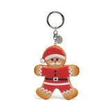  ginger man santa cookie keyring