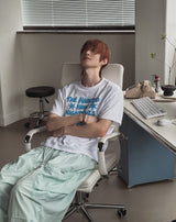 ハウンド スター レタリング オーバー ショートスリーブ Tシャツ