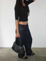 Engineer denim pants
