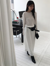 Nuit pleated top 