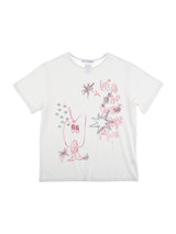クレヨンフルーツTシャツ (アップルホワイト)
