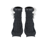 13DE MARZO Doozoo Knit Leg Warmer - Grey