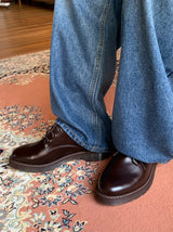 Compub Basic Lace-Up Stitch Loafers