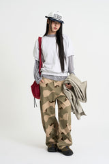 Sop crop short sleeve sweatshirt