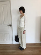 Clean Fit Cotton Pants (4color) 