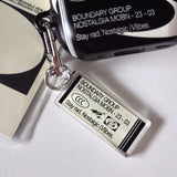 Nostalgic Vibes Acrylic Keyring (Ivory)