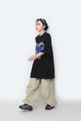 Heart Lettering Oversized Short-Sleeved T-Shirt
