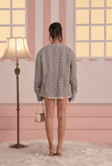 Baby boo cardigan - gray 