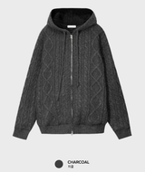 Crew Daily Two Way Hooded Knit Padding