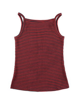 STRIPE JERSEY VEST (RED)