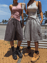Star Patch Bermuda Half Pants