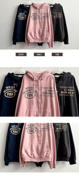 It's a two-way hoodie