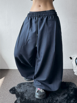 Cat Silky Balloon Loose Balloon Slacks 4 Colors