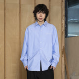 GS010 Edge Stitched City Boy Shirt (SKY BLUE)