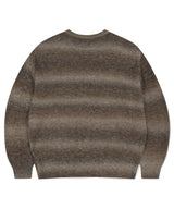VARSITY LOGO GRADATION KNIT SWEATER