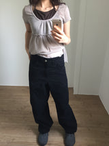 Pigmented Cotton Twill Pants (3color)