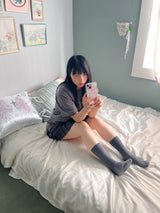 LFHホリーグリッチ(Silver Epoxy / Pink) フォンケース