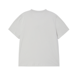 25SSナインティーズレトロバニーウーマンショートスリーブTシャツ ライトグレー
