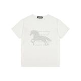 (DUC) GA セミクロップ半袖Tシャツ ホワイト