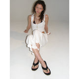 Summer 0024. Rubber Sole Flip-flop - 4colors