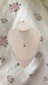 Perl charm necklace