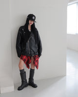 [UNISEX] APT オーバーサイズフィットライダージャケット