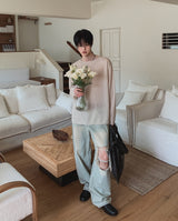 ジェリーヴィンテージウォッシュデニムパンツ