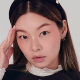 sweater heart hairband_black