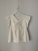 [made by fling] butterfly blouse (ivory)