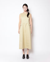 BACKLESS LONG ONE-PIECE (BEIGE)