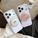 Luxury Stone Pattern Magnetic iPhone Case