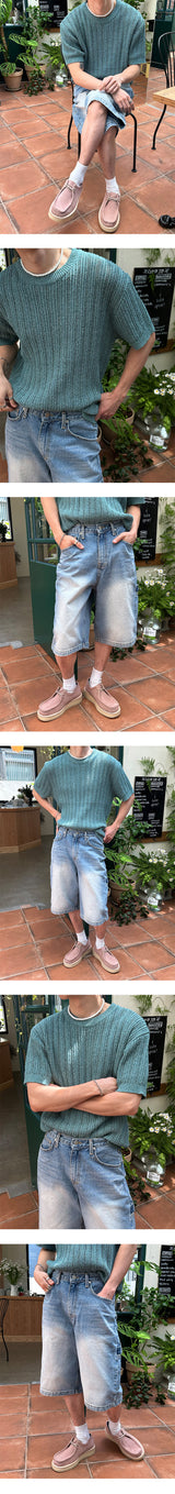 [S/S] Boucle scasi round half knit (10color)