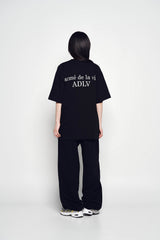 25SS OVERSIZE JOGGER PANTS BLACK