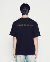 25FW リフレクションベーシックロゴ半袖Tシャツ ブラック